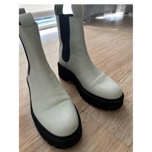 White Maje Boots Size 40 European